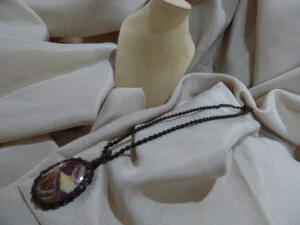 Jaspe sur coton ciré