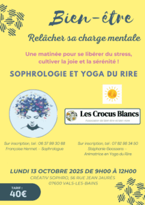 STAGE RELACHER SA CHARGE MENTALE